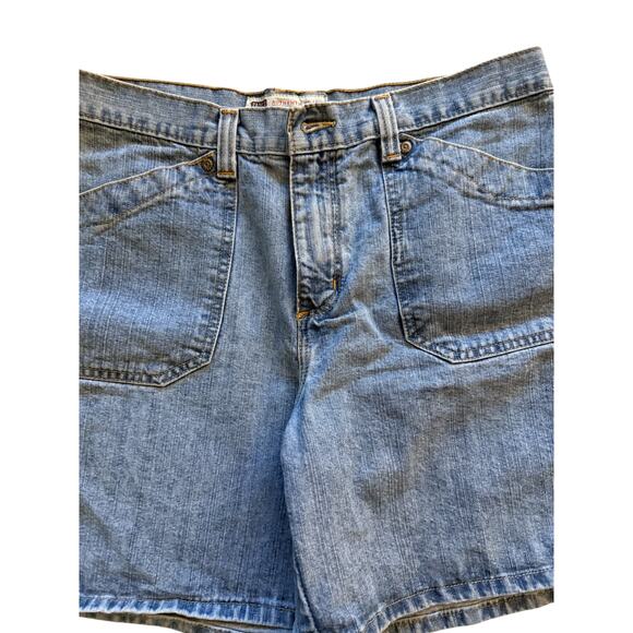 Faded Glory Y2K Vintage Blue Denim Mom Shorts Size 12 - Picture 5 of 6